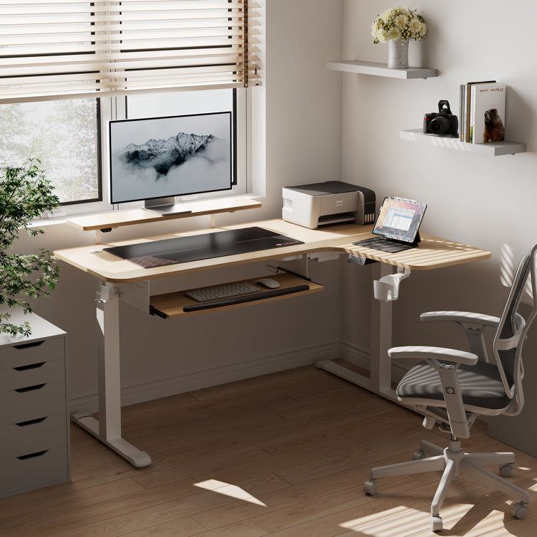Ergonomic l new arrivals shaped desk
